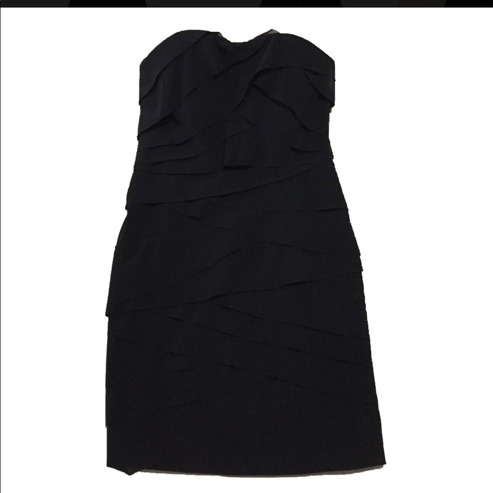 Strapless layered black dresses from forever 21.